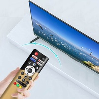 Télécommande de remplacement vocale TCO-059 compatible avec les téléviseurs Motorola DIJITSU CHALLENGER Siragon LED LCD et les décodeurs TV