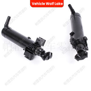 หัวฉีดน้ำล้างไฟหน้ารถยนต์ Wolf Lake พร้อมฝาครอบ สำหรับ Audi A4 B9 2013-2015 ชุดครบ คลิปหนีบ ABS - Product Image 2