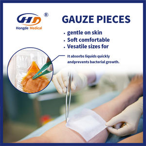 ضمادات جراحية معقمة 4×4، ضمادات شاش معقمة بالجملة في عبوات مستقلة، مسحات طبية معقمة للجروح - Product Image 3