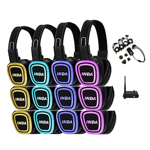 Cuffie per Silent Disco con Audio Hi-Fi, 12 <span class=keywords><strong>Ore</strong></span> di Autonomia Reale, Sistema RF890 di Alta Qualità per Feste Silenziose - Product Image 1