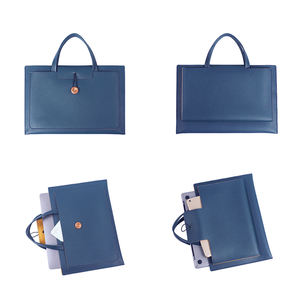 Produzione in fabbrica e commercio all'ingrosso Logo personalizzato da uomo in pelle sintetica borsa per Laptop design Business Cover - Product Image 1