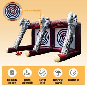 Hot <b>Sale</b> Carnival Inflatable axe Throwing Game Good Price Inflatable Games <b>for</b> Outdoor and Indoor - Product Image 2