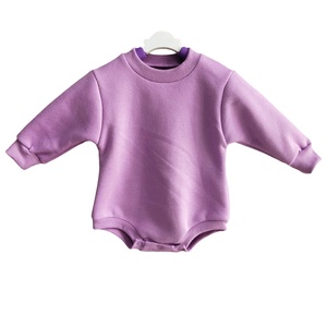 Vêtements pour enfants, vêtements pour bébés, combinaison longue manches pour bébé, automne et hiver, avec ensemble de combinaison en peluche pour la chaleur - Product Image 3