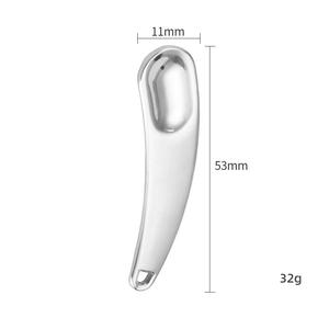 Superventas, herramientas de cuidado <span class=keywords><strong>Facial</strong></span> personalizadas de acero inoxidable, <span class=keywords><strong>crema</strong></span> para los ojos, cuchara, <span class=keywords><strong>crema</strong></span> para los ojos, varita de masaje, accesorio, masajeador de Ojos de belleza Sti - Product Image 4