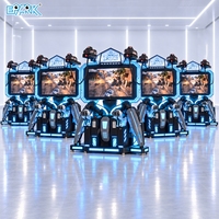 Machine de jeu de réalité virtuelle VR Squad, simulateur de tir immersif pour centre commercial, parc d'attractions et salle de jeux