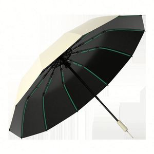<b>Large</b> Double-Ribs Automatic Folding <b>Umbrella</b> for Women Men Travel Upf 50+ Uv Protection Promotion Gift Custom Logo - Product Image 1