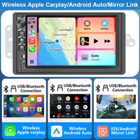 Autoradio sans fil Apple CarPlay Android Auto Android 15.0 pour Chevy GMC Buick Hummer Pontiac Cadillac 4G+64G GPS WiFi Bluetooth