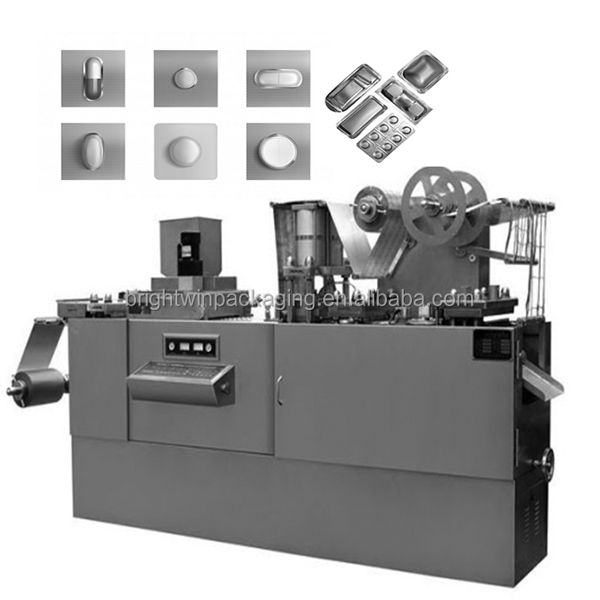 Shangahi Автоматическая плоскопластинчатая алюминиево-пластиковая Самая низкая цена Капсульная таблетка фармацевтическая блистерная упаковочная машина