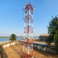 Tour de télécommunications autoportante à 3 pieds en treillis tubulaire d'acier galvanisé à chaud – Fabricant
