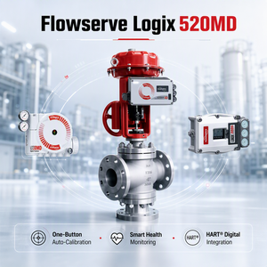 Flowserve Logix 520MD Plus ตัวควบคุมตำแหน่งดิจิตอล HART 4-20mA ตัวกระตุ้นวาล์วควบคุม OEM สำหรับน้ำมัน แก๊ส เคมี และพลังงาน - Product Image 1