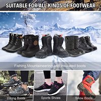 Crampons universels WOQI pour l'escalade sur glace, crampons antidérapants pour chaussures de randonnée
