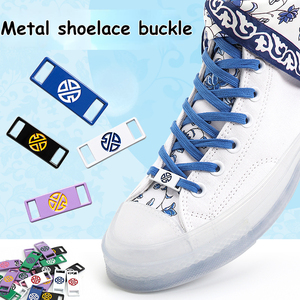 Nouvelle tendance <span class=keywords><strong>AF1</strong></span> lacets boucle bricolage métal chaussures décorations baskets lacets boucle sport métal Kits chaussures accessoires - Product Image 2