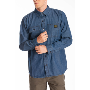 MATT RICA LEWIS Work Denim Shirt Taille L Outil de tournage - Product Image 2