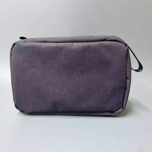 Black Oxford <b>Toiletry</b> <b>Bag</b> 9 Inch Golden Logo Travel Cosmetic <b>Bag</b> For Women Extension Foldable Makeup <b>Bag</b> - Product Image 6