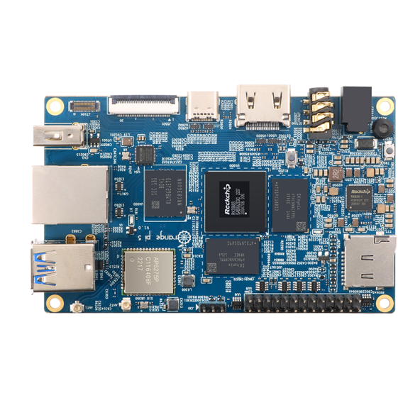 Orange Pi 5 with Rockchip RK3588S octa-core 64-bit processor open-source single-board computer in stock