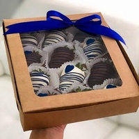 Romantische Recycelbare Schokoladengeschenkbox mit Baumwollfutter Langlebige Papierverpackung für Valentinstag - Anpassbar