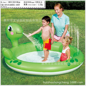 Inflatable Swimming Pool For Kids With Water Slide Outdoor Play Pool PVC Material Family Use - Product Image 3