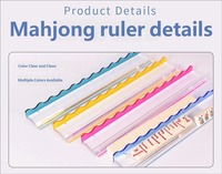 Support de Mahjong Américain en Acrylique à Faible MOQ, 17,5 Pouces, avec Poussoir Magnétique pour Tuiles, Qualité Professionnelle de Luxe, Portable, Service de Table Personnalisé