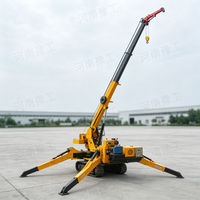 Grues araignées hydrauliques avec télécommande sans fil pour les opérations de levage dans les espaces confinés dangereux