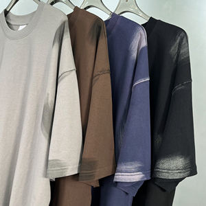 Vintage American Graffiti Paint-Splatter Tee - Oversized manga corta Streetwear Top - Product Image 1