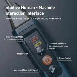 Détecteur de tension sans contact <span class=keywords><strong>Bosch</strong></span> GVD 1000-17, testeur de tension 24V-1000V, stylo indicateur de tension, auto-test de tension, détecteur intelligent de point de rupture - Product Image 5