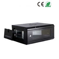 Armoire réseau murale noire 19 pouces 4U 6U 9U 12U 15U, rack de serveur