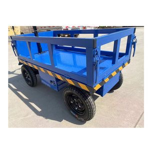 Hot Sale Flatbed Transport Wagon Warehouse Trolley 2000 kg Platform Trolley <b>Garden</b> Cart - Product Image 2