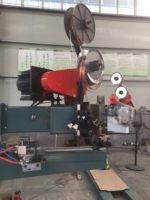 Machine manuelle de couture de boîtes en carton machine à clouer à double servo en carton