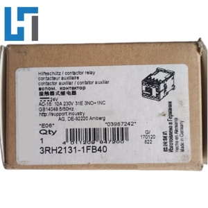 โมดูลรีเลย์กลางแบบใหม่แท้ รุ่น 3RH2131-1FB40 ตัวควบคุมการเขียนโปรแกรม PLC 3RH21311FB40 มีสินค้าในสต็อก - Product Image 1