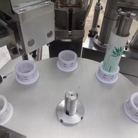 Machine de remplissage et de scellage automatique de tubes en plastique, haute productivité pour liquides visqueux, gel, shampoing, dentifrice