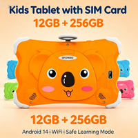 Tablet Anak Tangguh Pribadi 7-inci Gaming 12+256GB Dual SIM Tablet Baterai Besar Google Edukasi Tablet Anak Murah