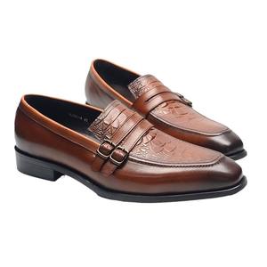 Mocasines casuales personalizados de alta calidad hechos de cuero de vaca de alta calidad zapatos de lujo para hombres - Product Image 3