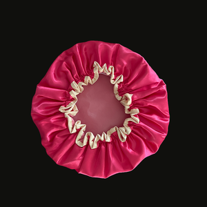 <span class=keywords><strong>Precio</strong></span> sorpresa Pelo Largo reutilizable doble capa impermeable satén ducha pelo gorro <span class=keywords><strong>de</strong></span> <span class=keywords><strong>baño</strong></span> - Product Image 1