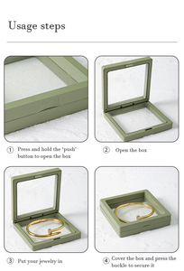 Boîte de présentation de bijoux portable en <span class=keywords><strong>film</strong></span> PE, multi-couleurs et tailles, avec tiroir suspendu, modèle 2026 - Product Image 2