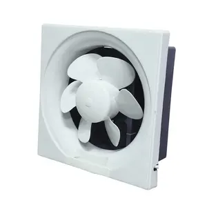 Nussun White ABS Plastic Material Louvers Exhaust Fan For Exhaust Ventilation