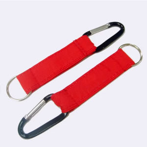 Llavero de Poliéster Personalizado con Mosquetón Grande Tejido, Cordón de Doble Extremo con Logotipo, Etiqueta de Identificación - Product Image 5