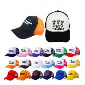 Gorra Trucker Deportiva Negra de Alta Calidad con Logotipo Personalizado, Entrega Rápida, Impresión Puff, Impermeable, 5 Paneles, para Eventos al Aire Libre - Product Image 1
