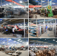 YOSLON grand grand gaz Commercial 4 ponts 16 plateaux four industriel cuisson Pizza gâteau pain quatre couches 4 ponts boulangerie four à gaz/G