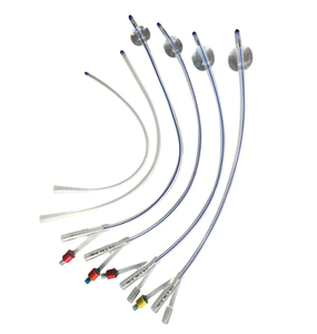 รูปร่างที่ปรับแต่งได้เพื่อความสะดวกสบายที่ดีที่สุดของผู้ป่วยและการระบายน้ำสายสวนปัสสาวะโค้งยืดหยุ่น - Product Image 2