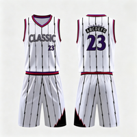 Maillot de basket-ball personnalisé de haute qualité OEM, respirant, en polyester, imprimé numériquement, avec logo personnalisé, sans manches, col rond, unisexe