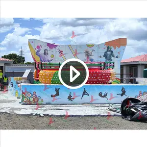 Manufacturer Supply Carnival Rides Entertainment Games Amusement Park Ride Rotating Machine 24 Seats Kids Disco Tagada