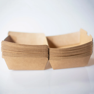 Top Grade Biodegradable Kraft <b>Paper</b> Sturdy <b>Trays</b> Magnetic Closure for Fried Food Burger Meal Packaging - Product Image 6