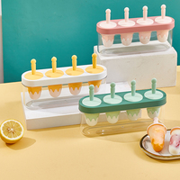Offre Spéciale d'été Outils pour la crème glacée Moules à crème glacée en silicone Mini moule pour la fabrication de sucettes glacées