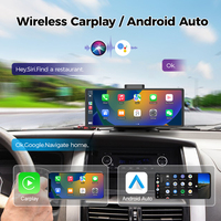 Système audio MP5 pour voiture avec écran 10,26 pouces, double Bluetooth stéréo, Android Auto et CarPlay sans fil, caméra embarquée et lecteur DVD (modèle 2026)