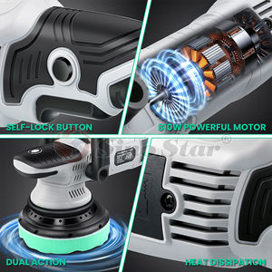 Meilleure qualité 6 vitesses réglable 21mm DA voiture <span class=keywords><strong>polisseuse</strong></span> <span class=keywords><strong>orbitale</strong></span> voiture électrique <span class=keywords><strong>polisseuse</strong></span> double Action <span class=keywords><strong>polisseuse</strong></span> - Product Image 5