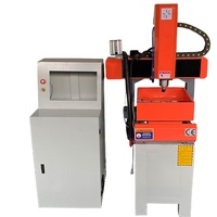 Mini Machine CNC Haute Rigidité 3 Axes pour 4040 avec Contrôle NC Studio PLC & Boîte de Vitesses pour Fraisage de Bijoux