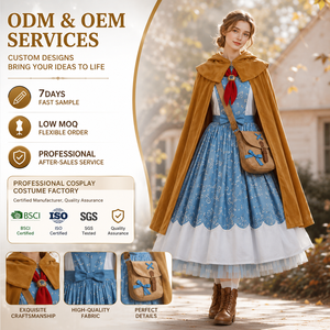 Costume da Principessa Holly di <span class=keywords><strong>Stranger</strong></span> <span class=keywords><strong>Things</strong></span> 5, Abito per Cosplay, Set Costume di Halloween Stile Principessa per Bambini, Outfit per Giochi di Ruolo - Product Image 1