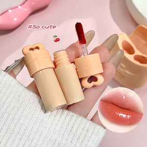 2026 NUOVO OEM Gege Bear Lip Gloss Stile Zaino Vegetariano Bello e Nutriente per Labbra Luminose - Product Image 4