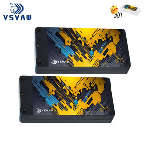 1/<span class=keywords><strong>2</strong></span> adet VSVAW 2S 4400mAh Lipo pil 7.4V 120C XT60 fiş ile FPV Drone uçak RC araba kamyon grafen tekne RC Model parçası - Product Image 1