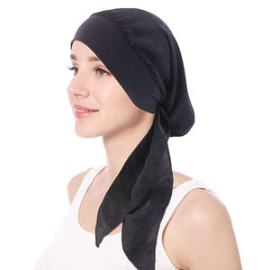 HZO-18141 chimio tête porter Turbans pour femmes <span class=keywords><strong>cheveux</strong></span> longs tête écharpe tête enveloppes <span class=keywords><strong>Cancer</strong></span> chapeaux Bonnet - Product Image 2